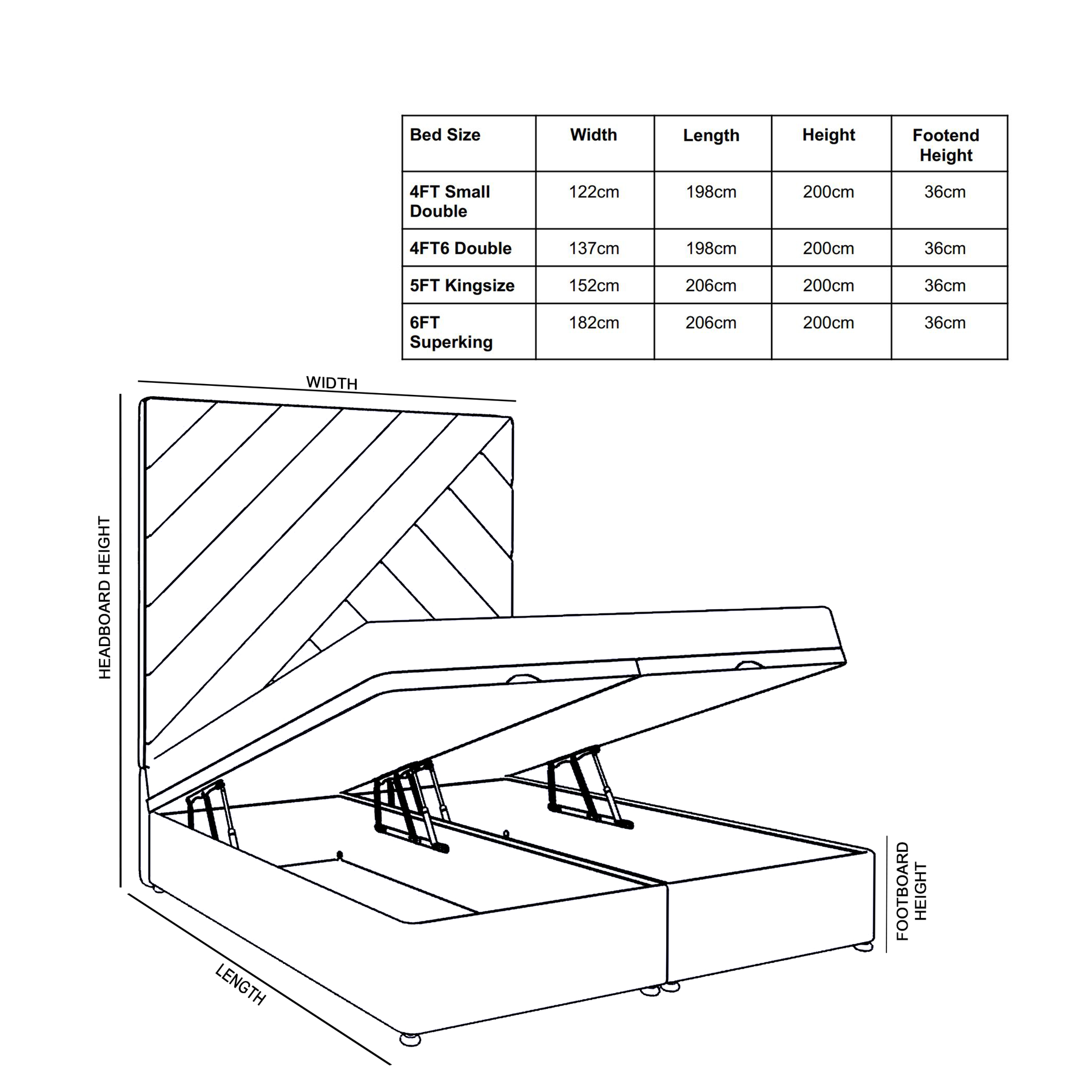 Delano Ottoman Divan Storage Bed
