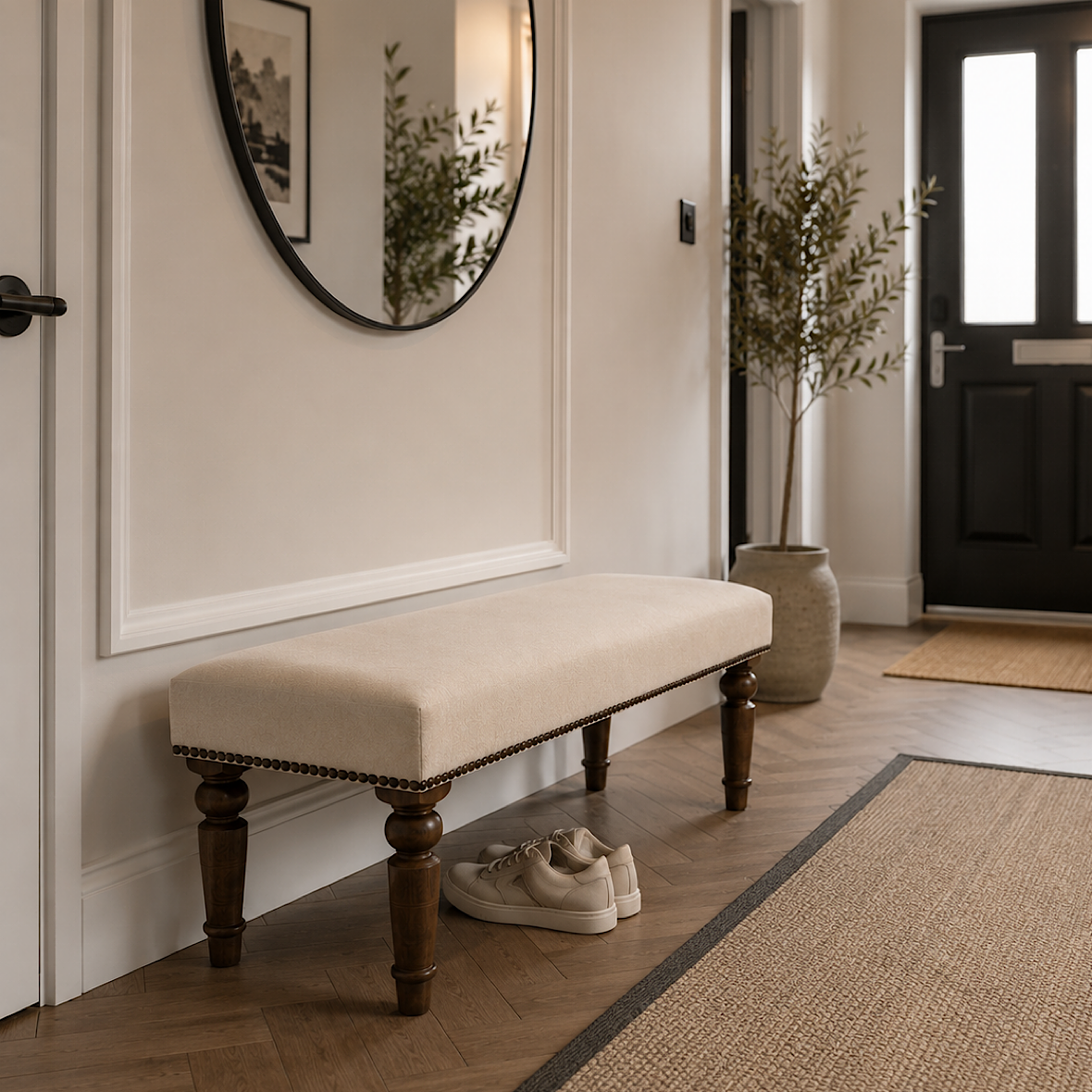 Cassie Upholstered Bench / Footstool