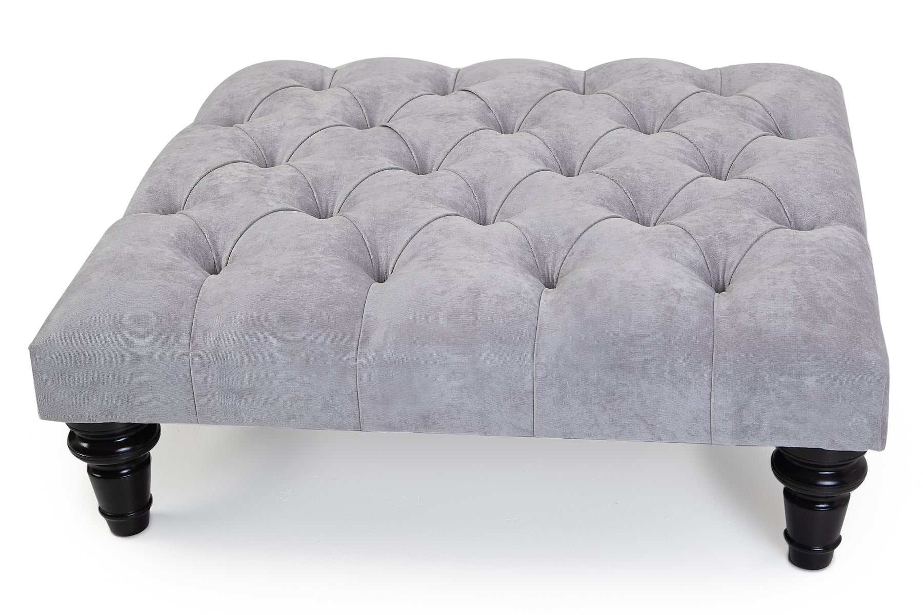 Hampton Chesterfield Upholstered Footstool / Coffee Table