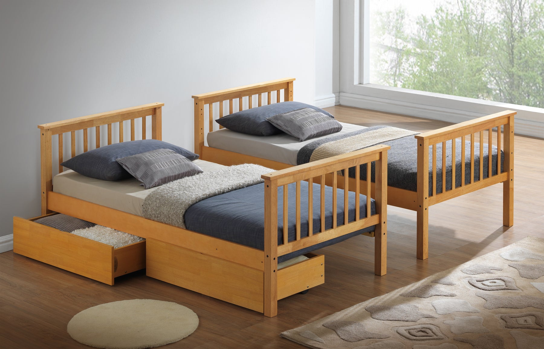 Nova Beech Bunk Bed