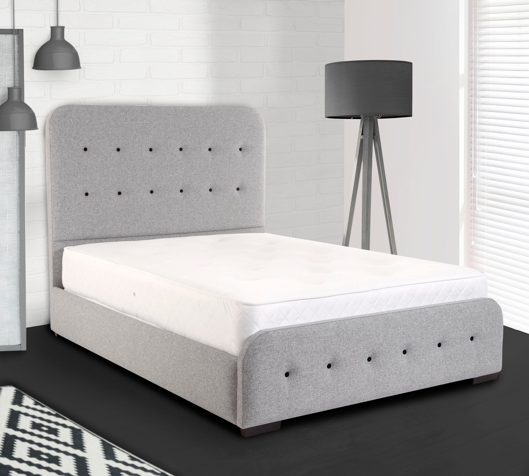 Bouton Curved Bed Frame