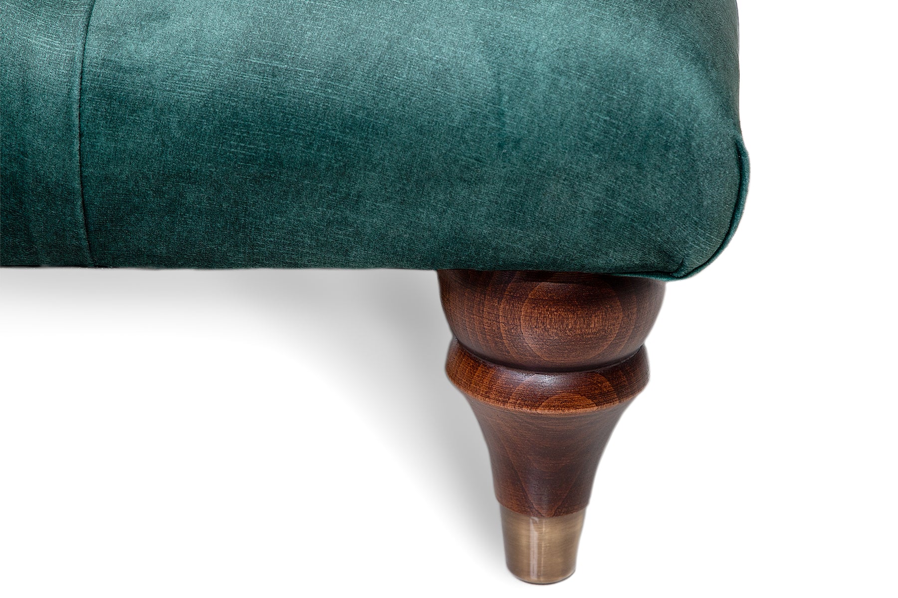 Pembroke Chesterfield Upholstered Footstool / Coffee Table