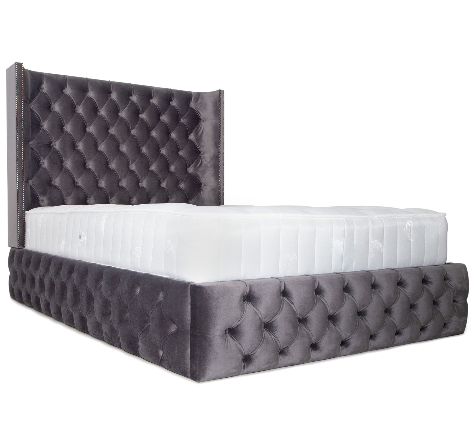 Emperor Winged Chesterfield Bed Frame