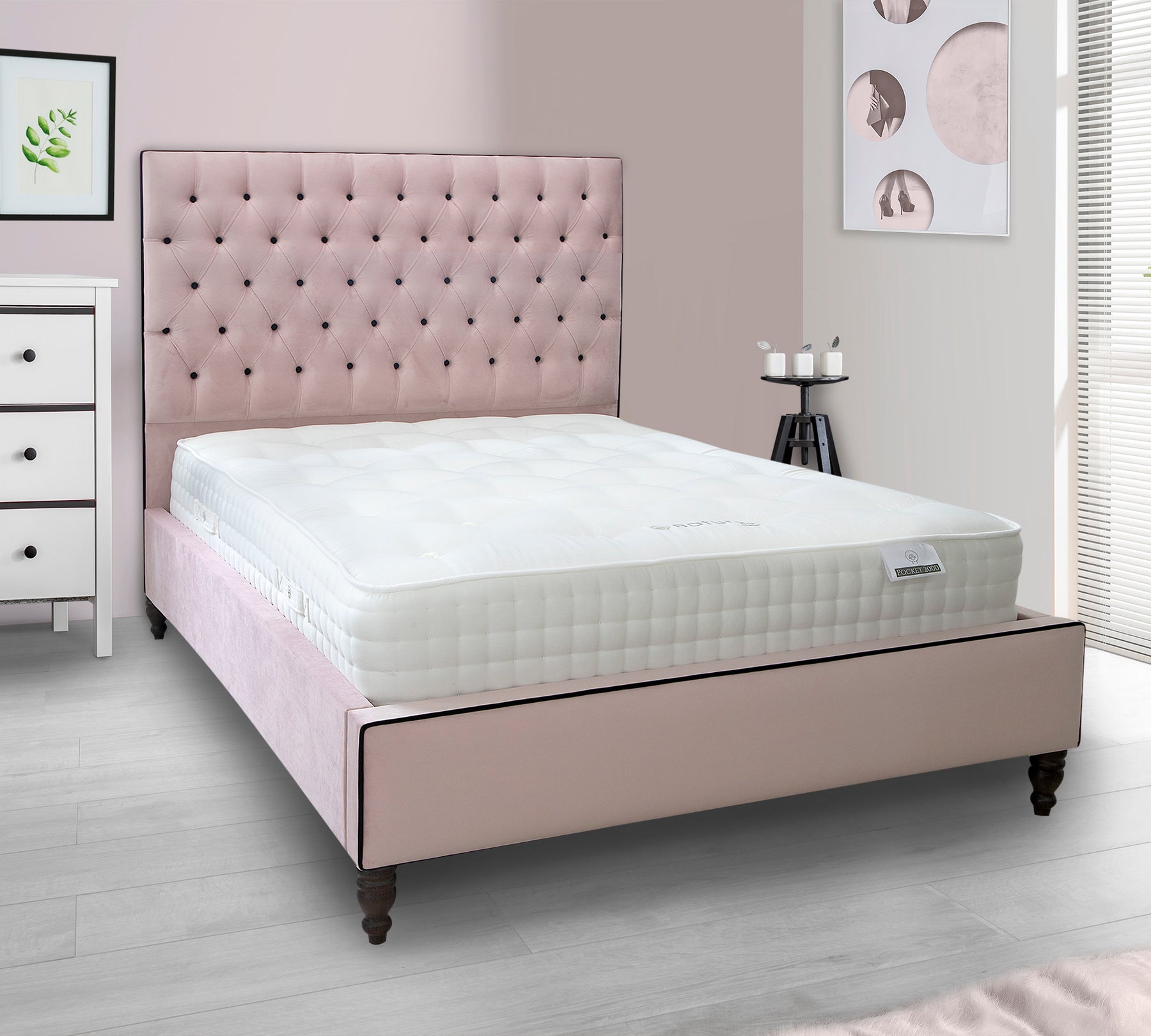 Celine Chesterfield Bed Frame