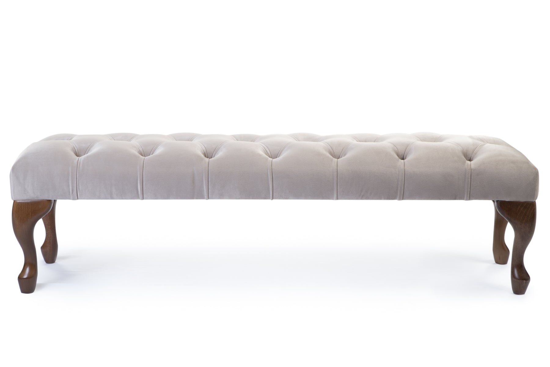 Camille Chesterfield Upholstered Bench / Footstool