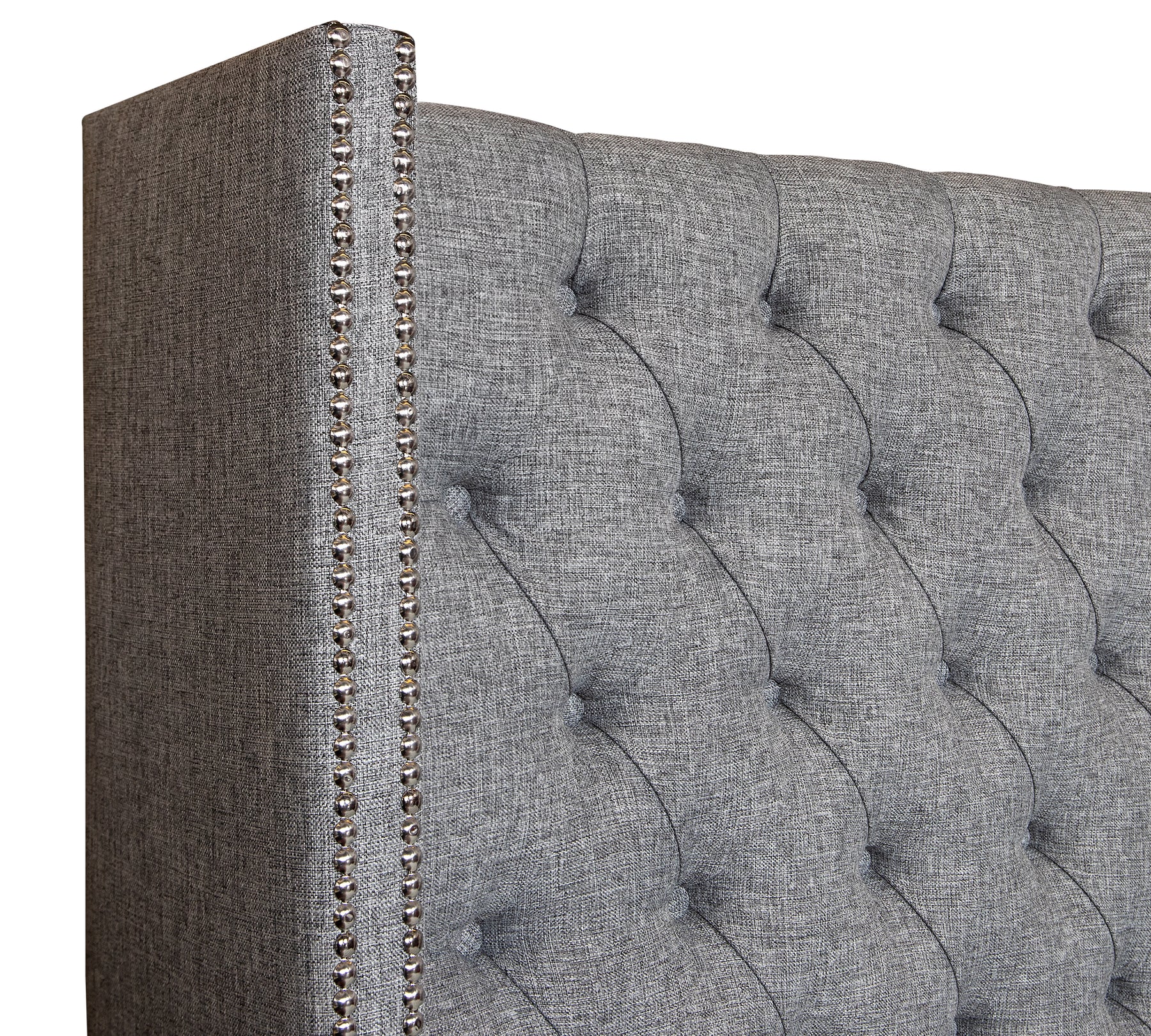 Ayla Tall Winged Chesterfield Bed Frame