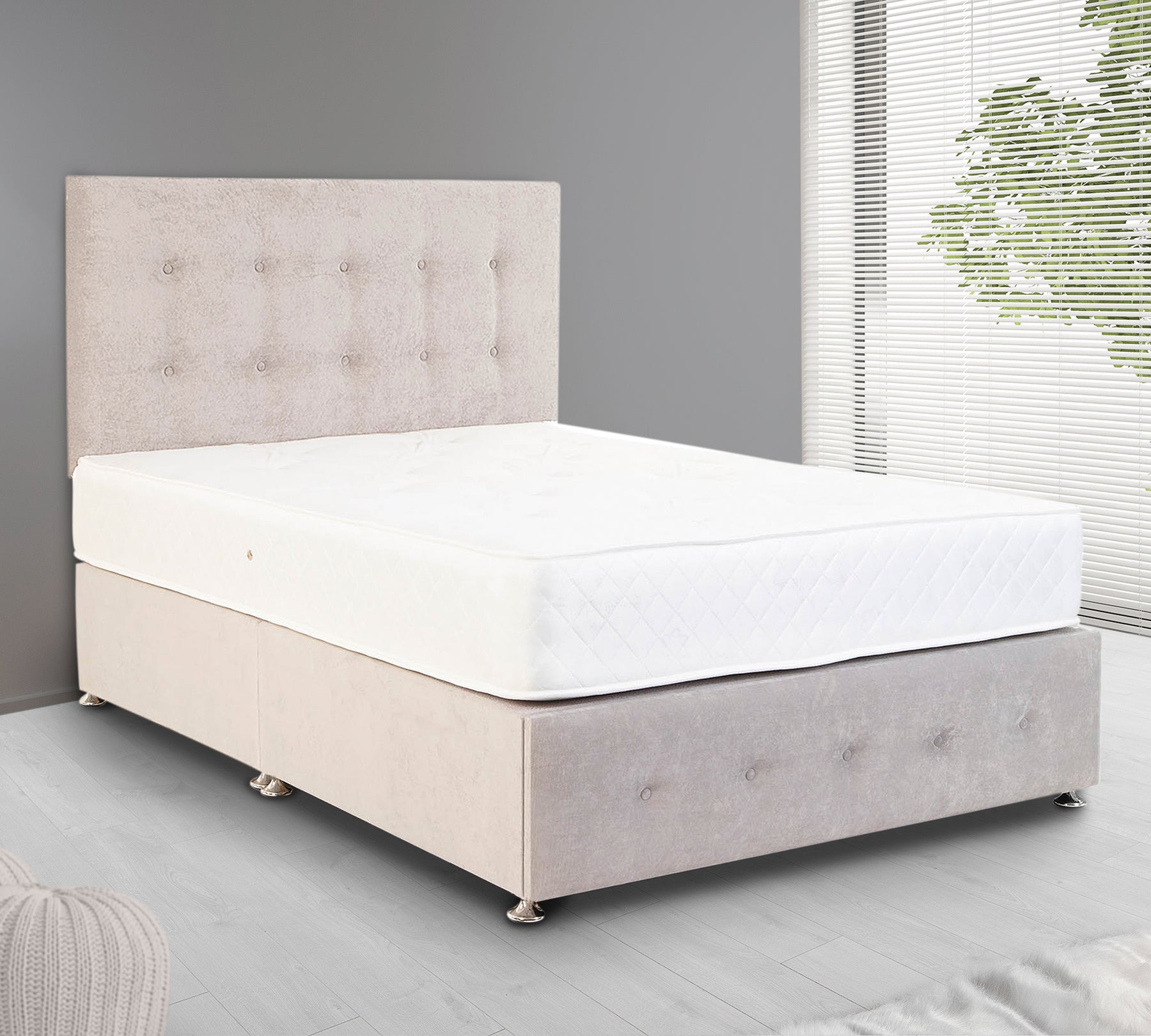 Button Divan Bed