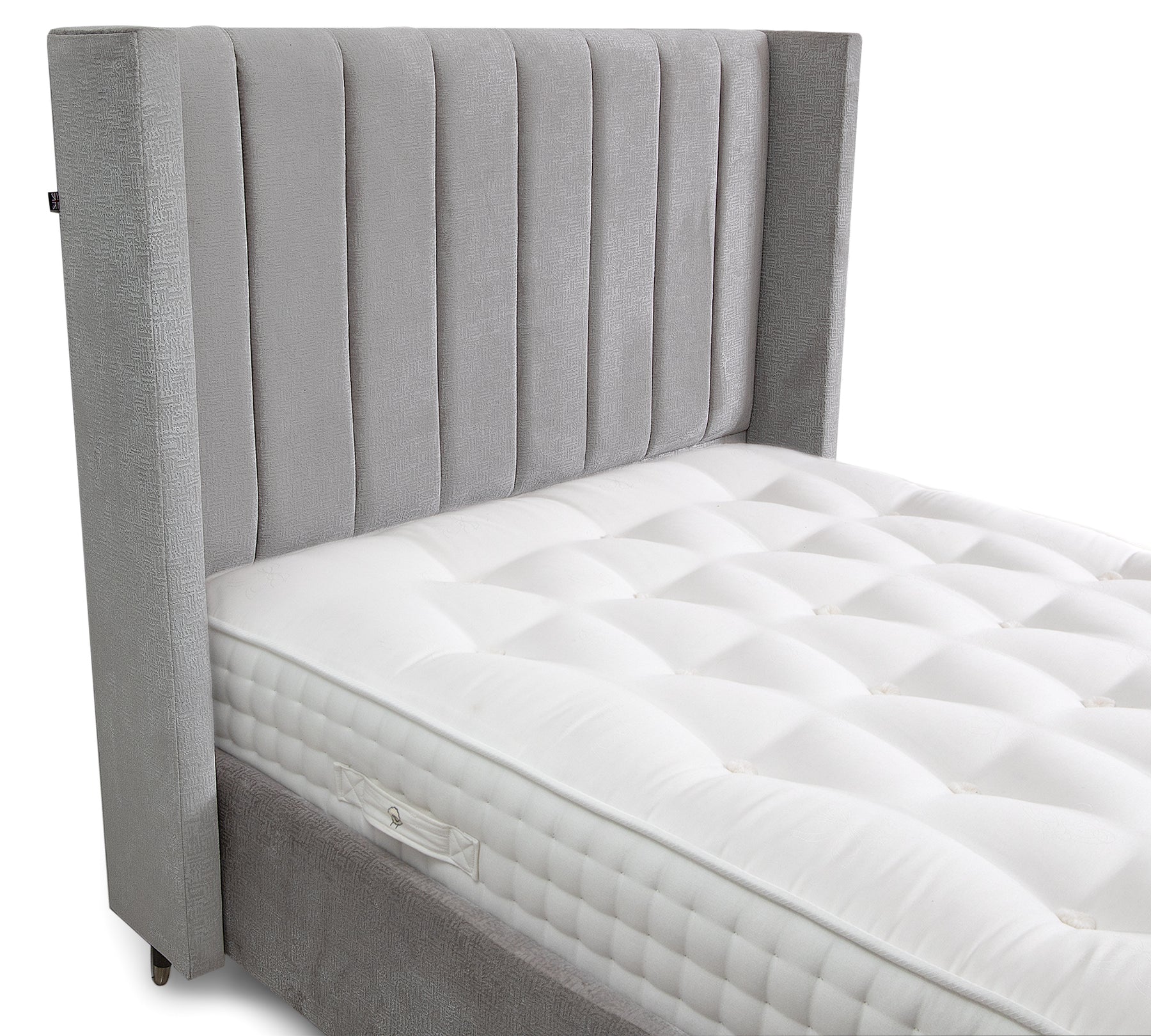 Cassini Winged Upholstered Bed Frame