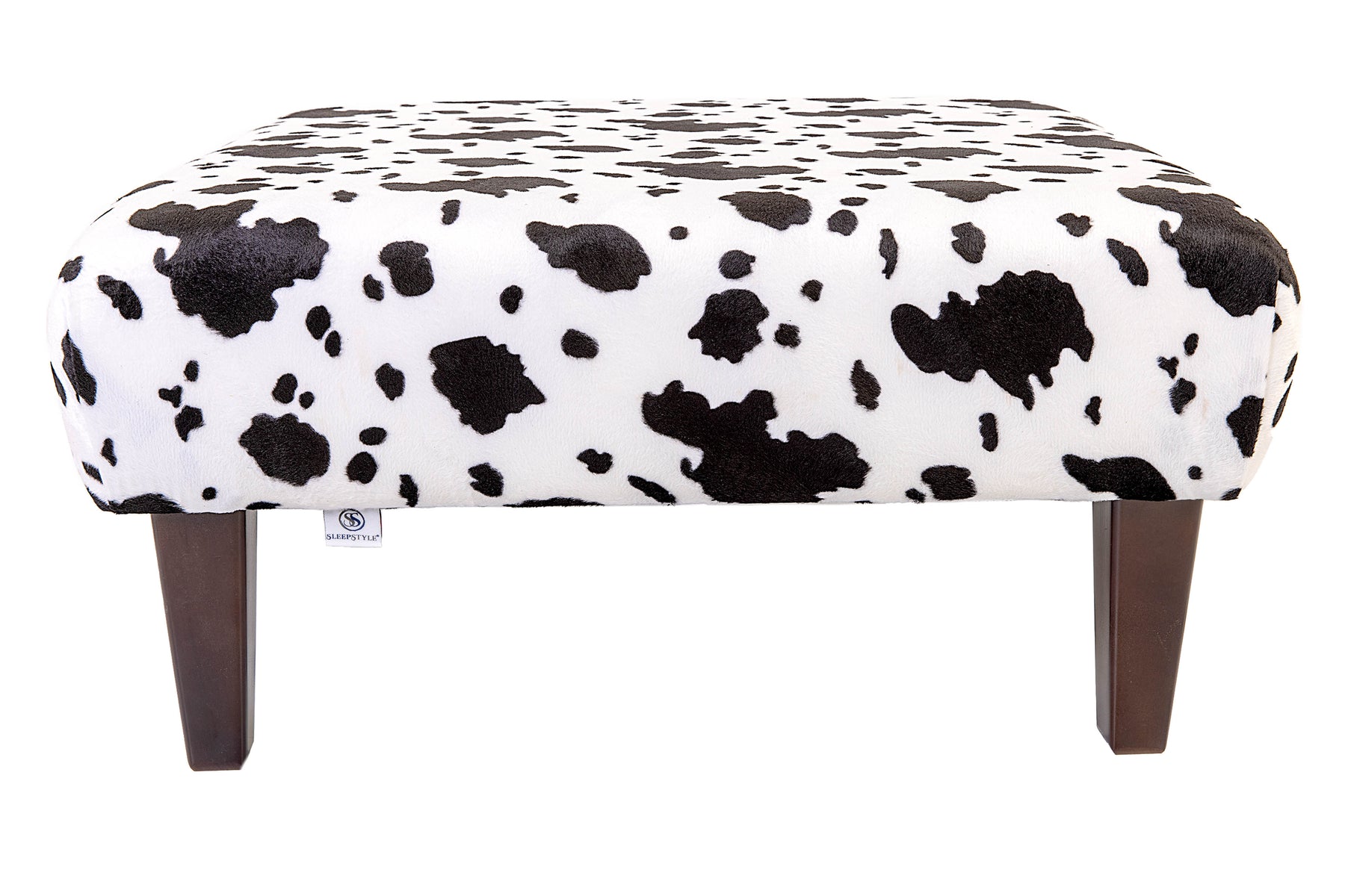 Large Daisy Upholstered Footstool