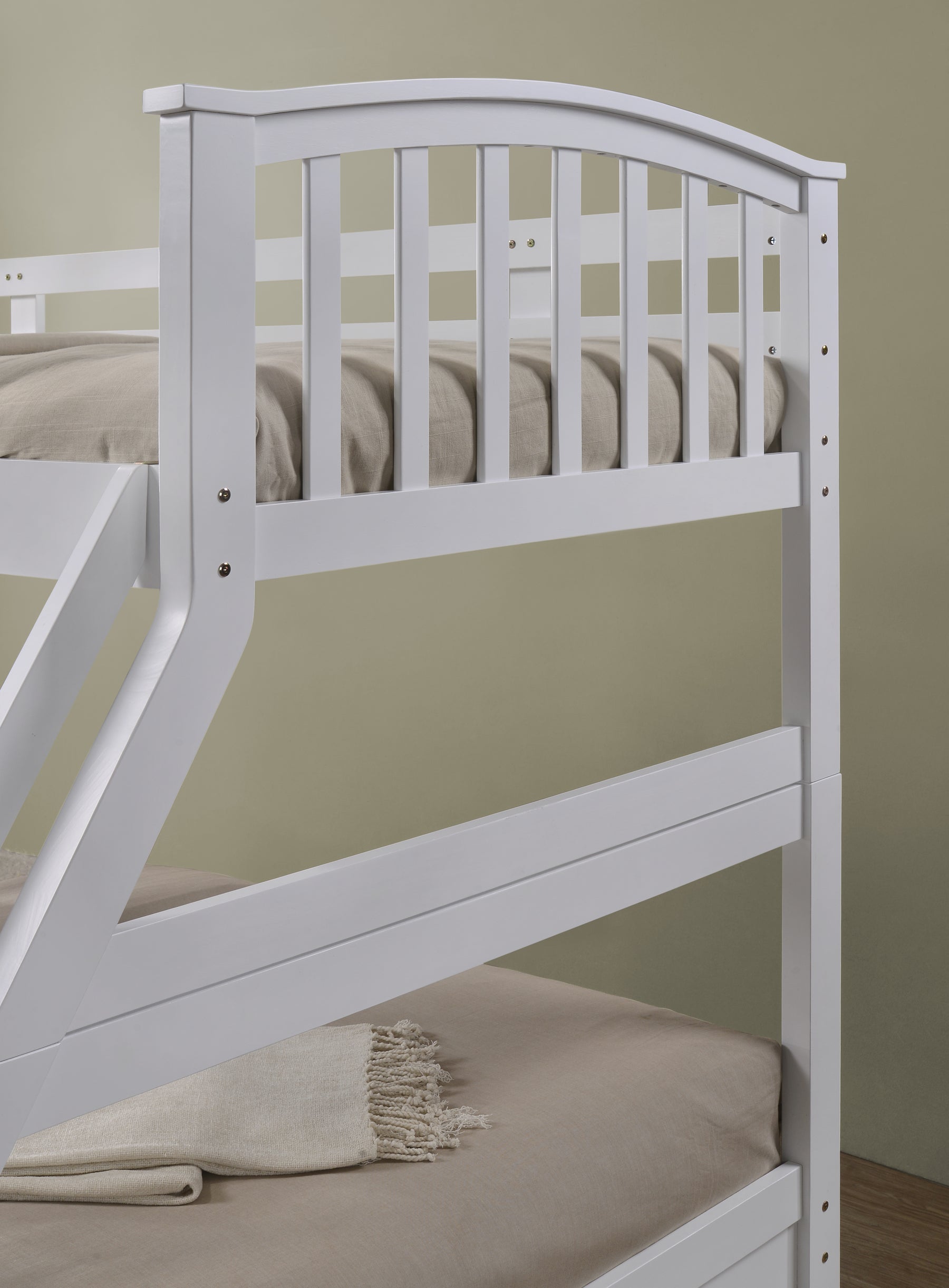 Verona White Three Sleeper Bunk Bed