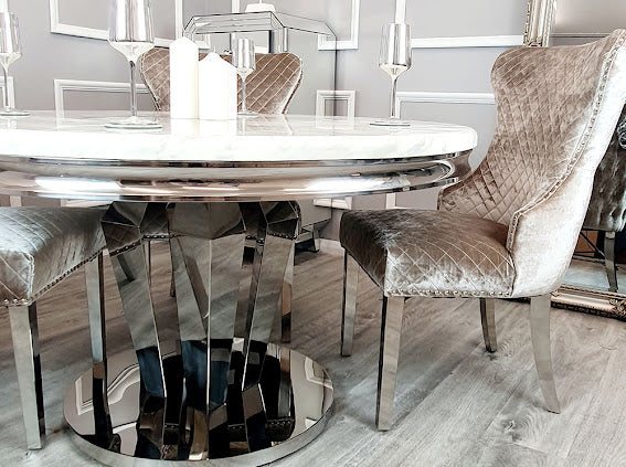 Chelsea Knocker Beige Dining Chair