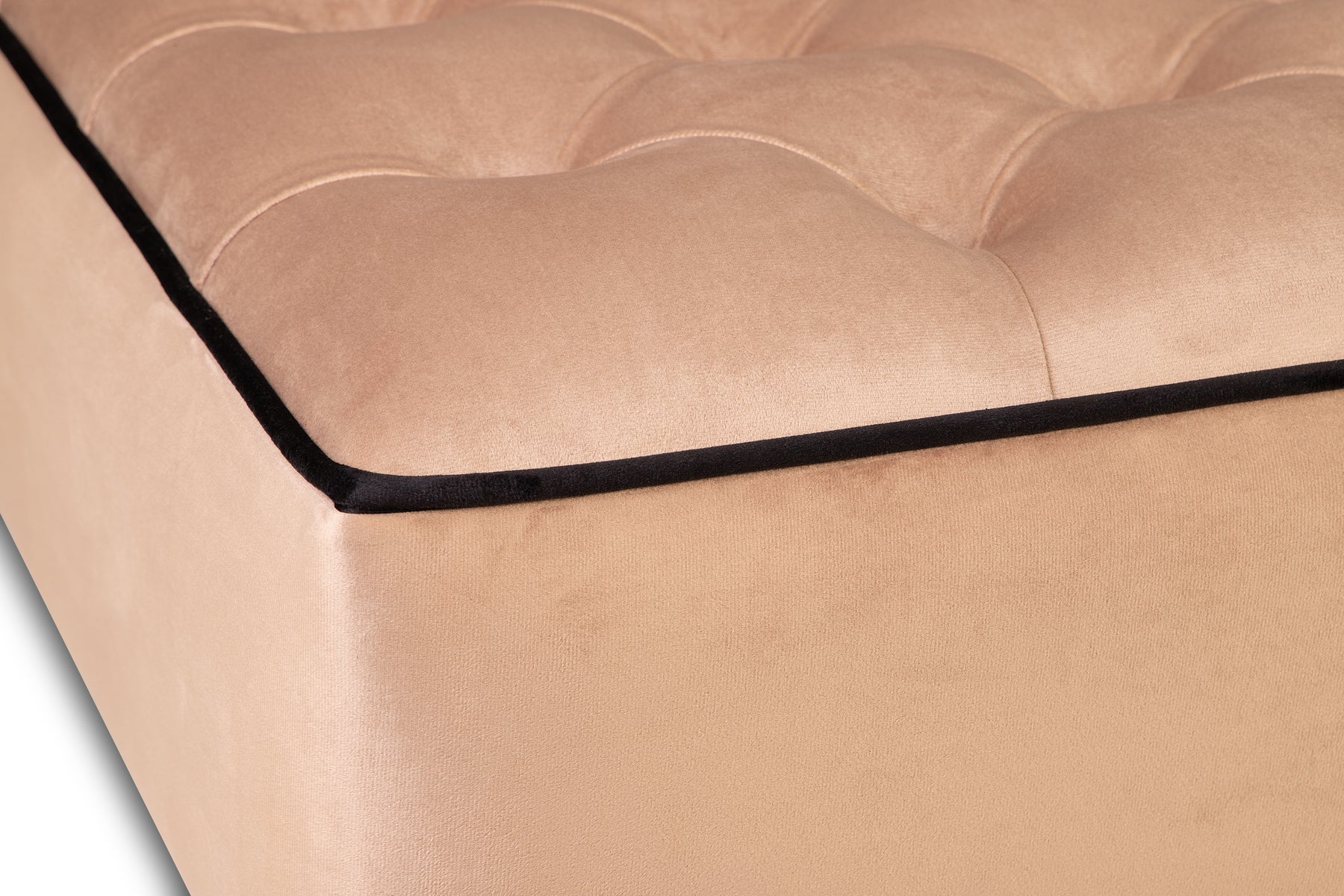 Belmont Chesterfield Upholstered Footstool / Coffee Table