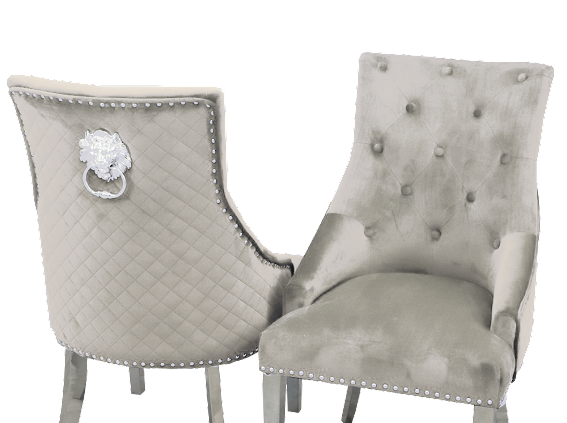 Bentley Knocker Light Grey Dining Chair