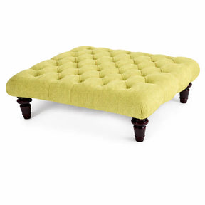 Chesterfield Upholstered Footstool / Coffee Table