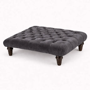 Chesterfield Upholstered Footstool / Coffee Table