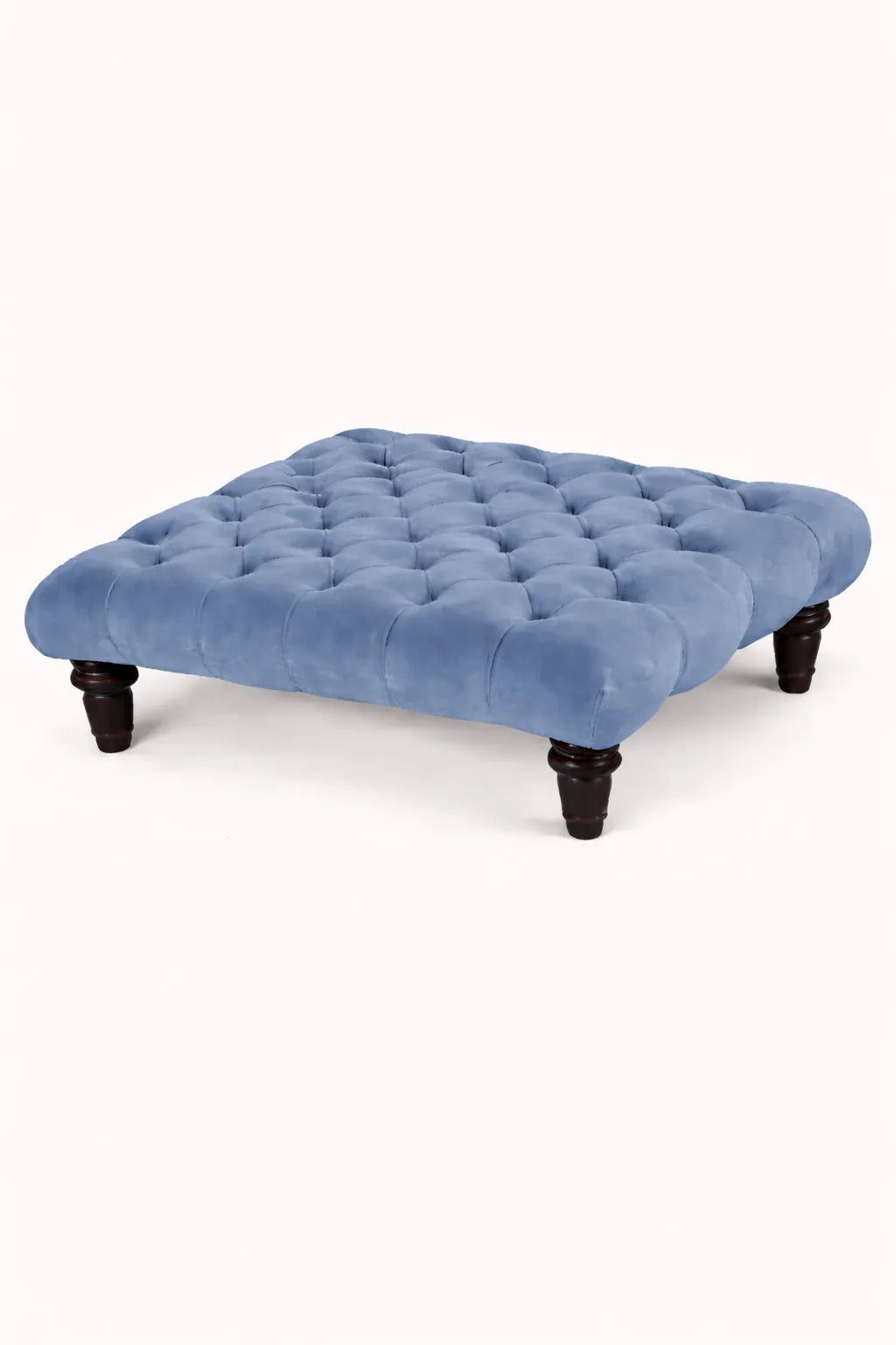 Chesterfield Upholstered Footstool / Coffee Table