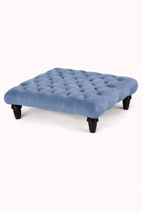 Chesterfield Upholstered Footstool / Coffee Table