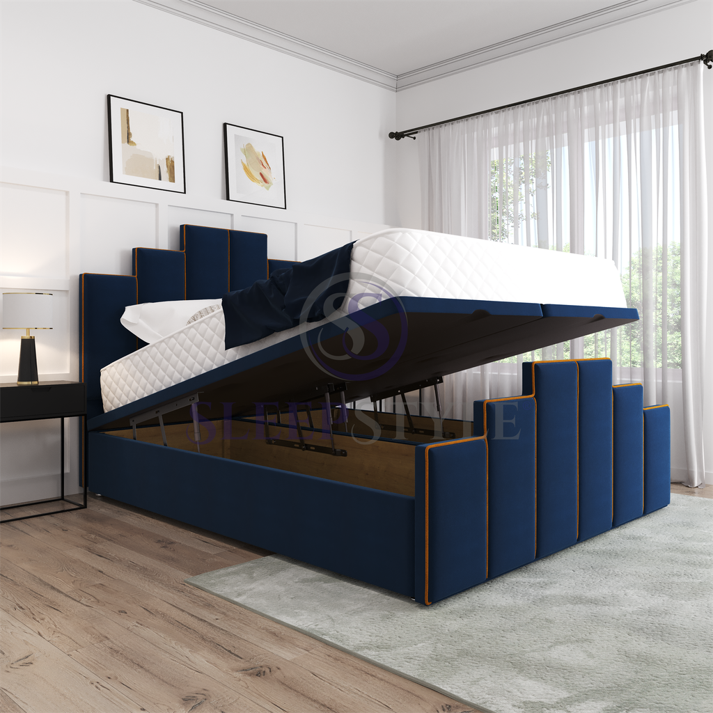 Tower Art Deco Bed Frame