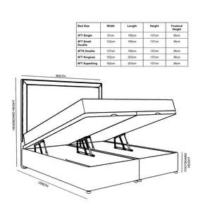 Regent Ottoman Divan Storage Bed