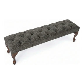 Camille Chesterfield Upholstered Bench / Footstool