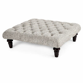 Chesterfield Upholstered Footstool / Coffee Table