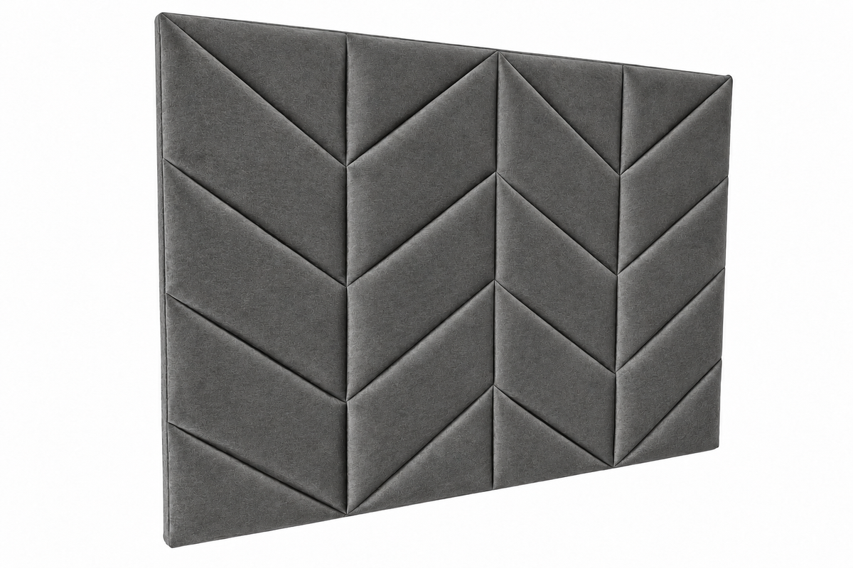 Chevron Wall Mounted Headboard