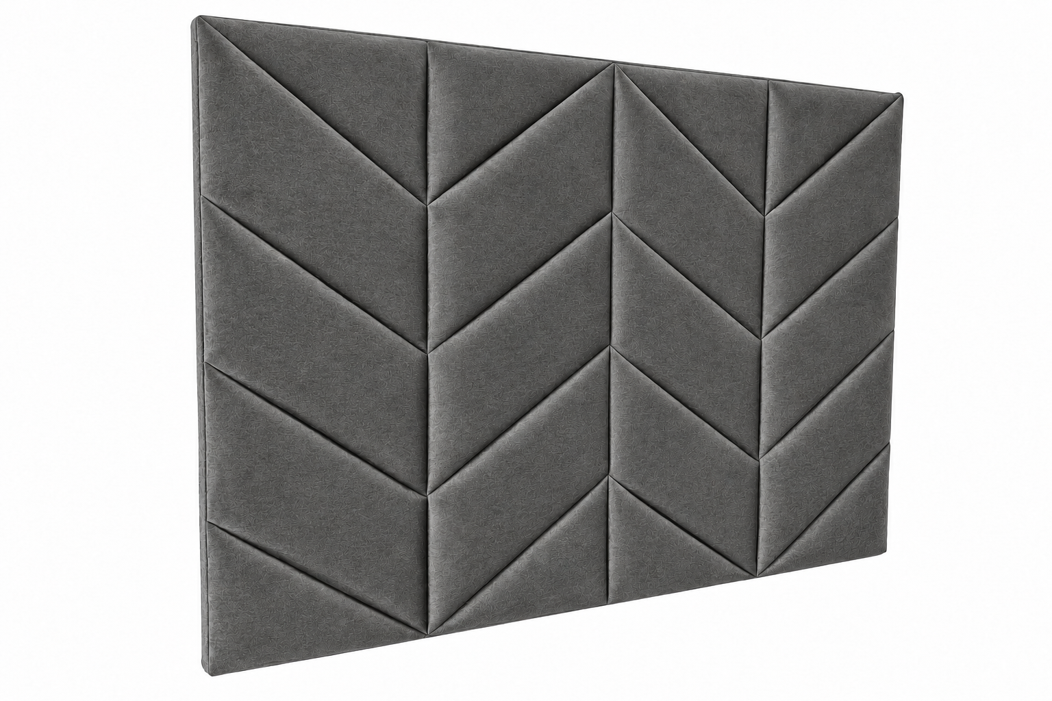 Chevron Wall Mounted Headboard