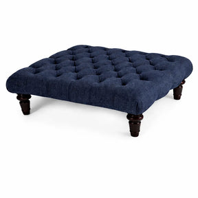 Chesterfield Upholstered Footstool / Coffee Table