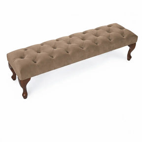 Camille Chesterfield Upholstered Bench / Footstool