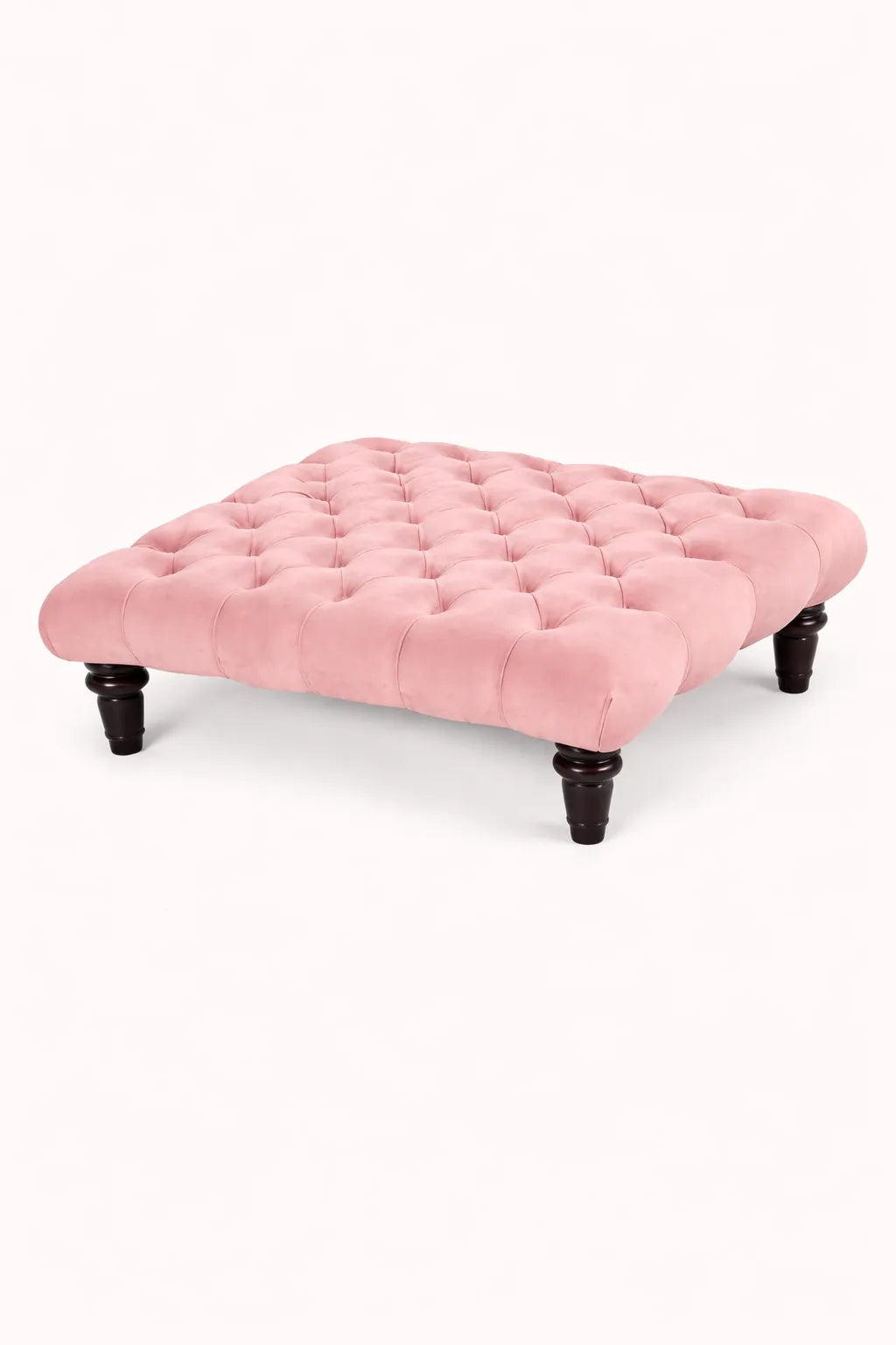 Chesterfield Upholstered Footstool / Coffee Table