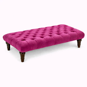 Sienna Chesterfield Upholstered Footstool / Coffee Table