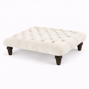 Chesterfield Upholstered Footstool / Coffee Table