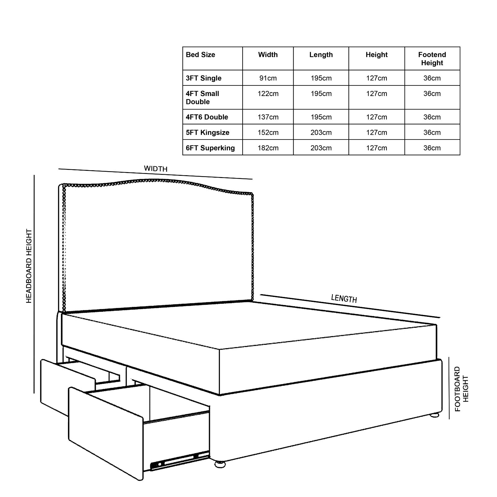 Tamsen Divan Bed