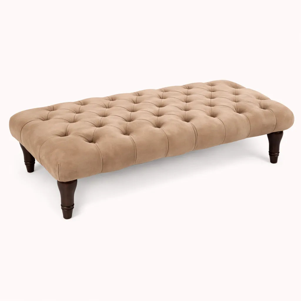 Sienna Chesterfield Upholstered Footstool / Coffee Table