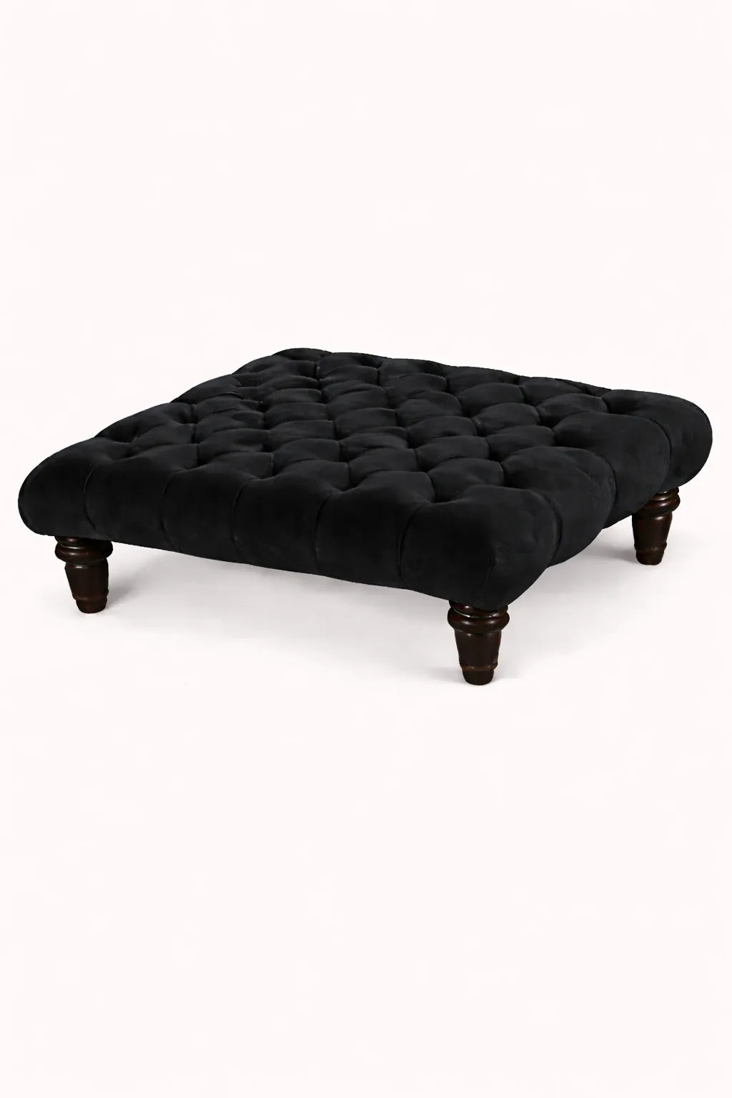 Chesterfield Upholstered Footstool / Coffee Table