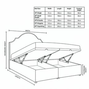 Amelie Ottoman Divan Storage Bed