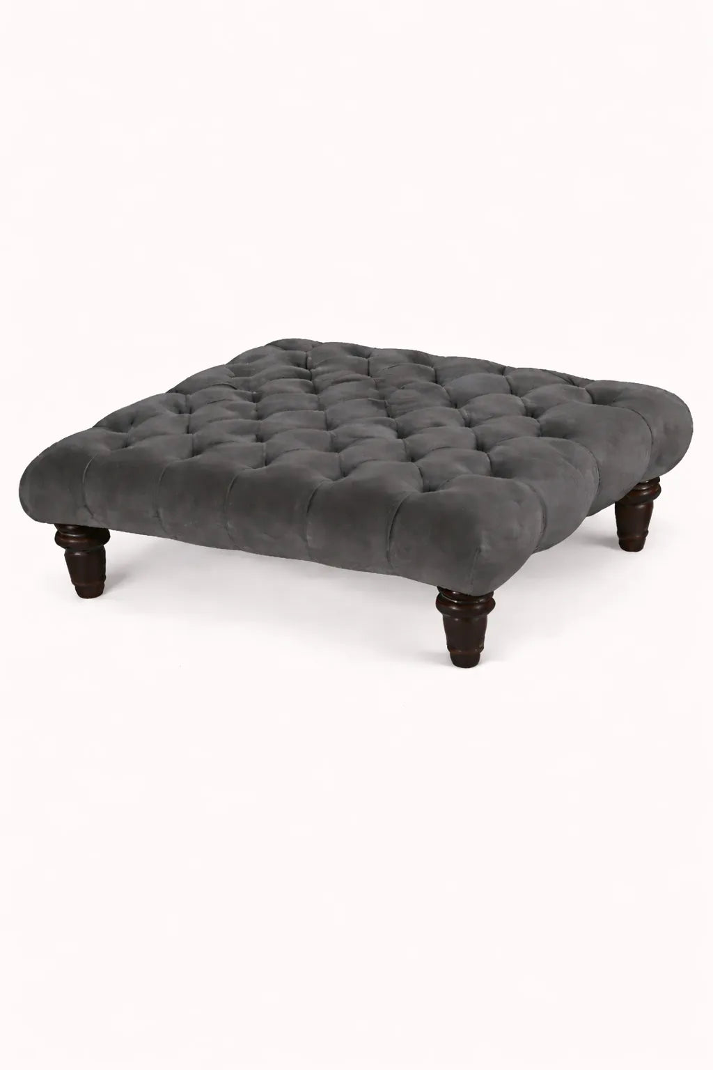 Chesterfield Upholstered Footstool / Coffee Table