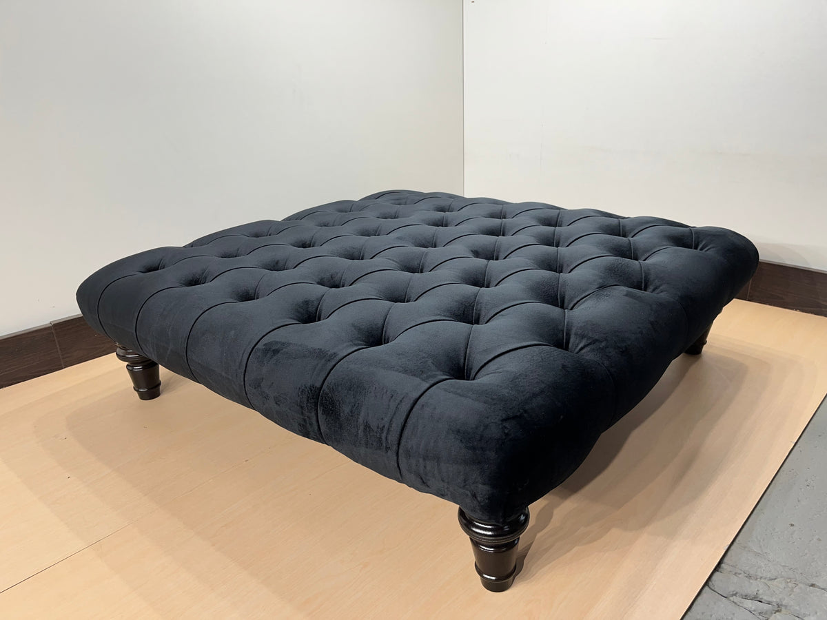 90cm x 90cm Chesterfield Footstool Coffee Table