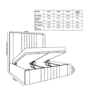 Leonie Ottoman Storage Bed