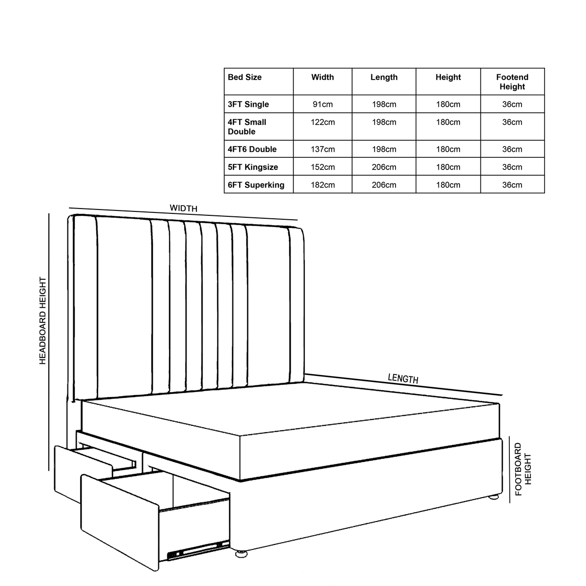 Leonie Divan Bed
