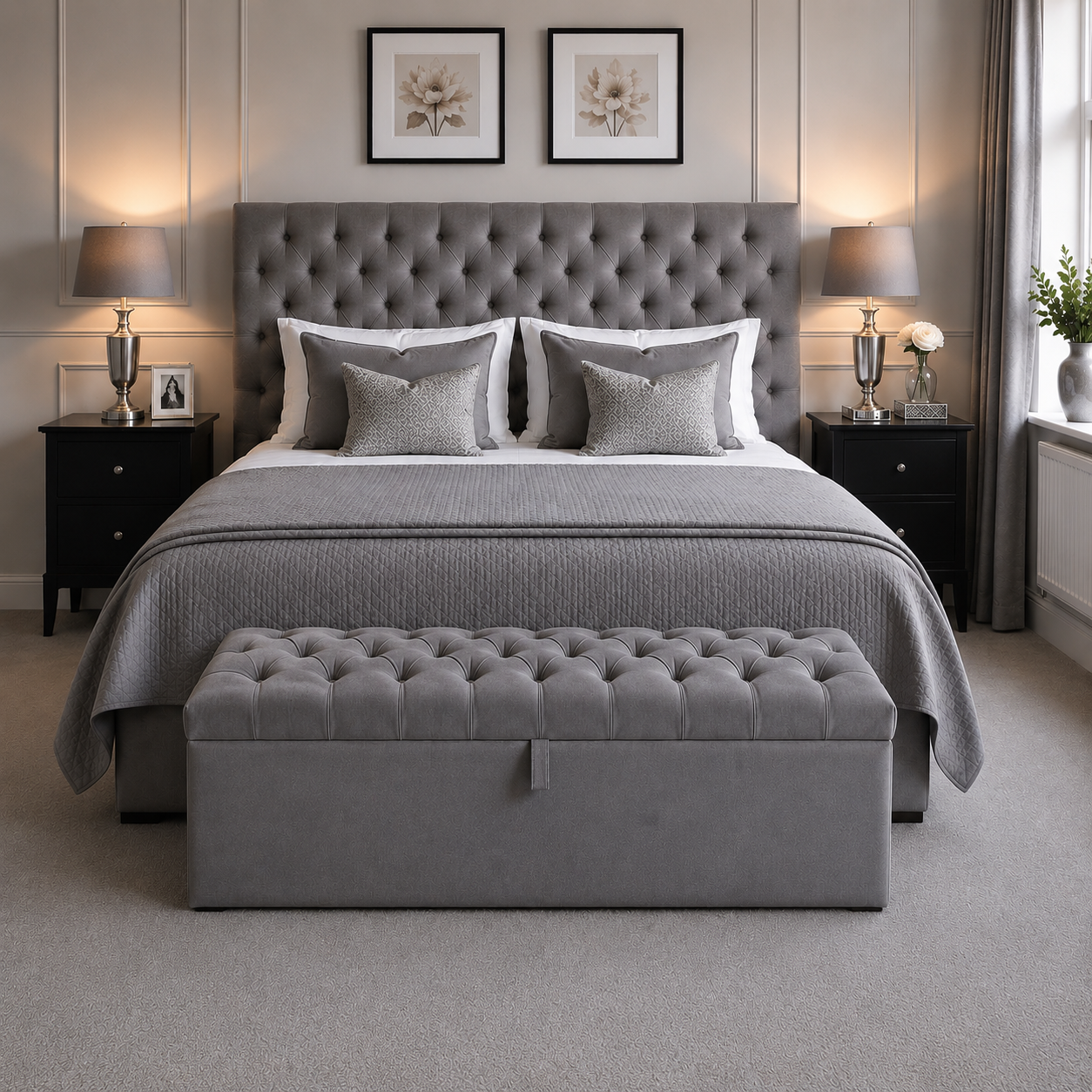 Birlea Chesterfield Blanket Box