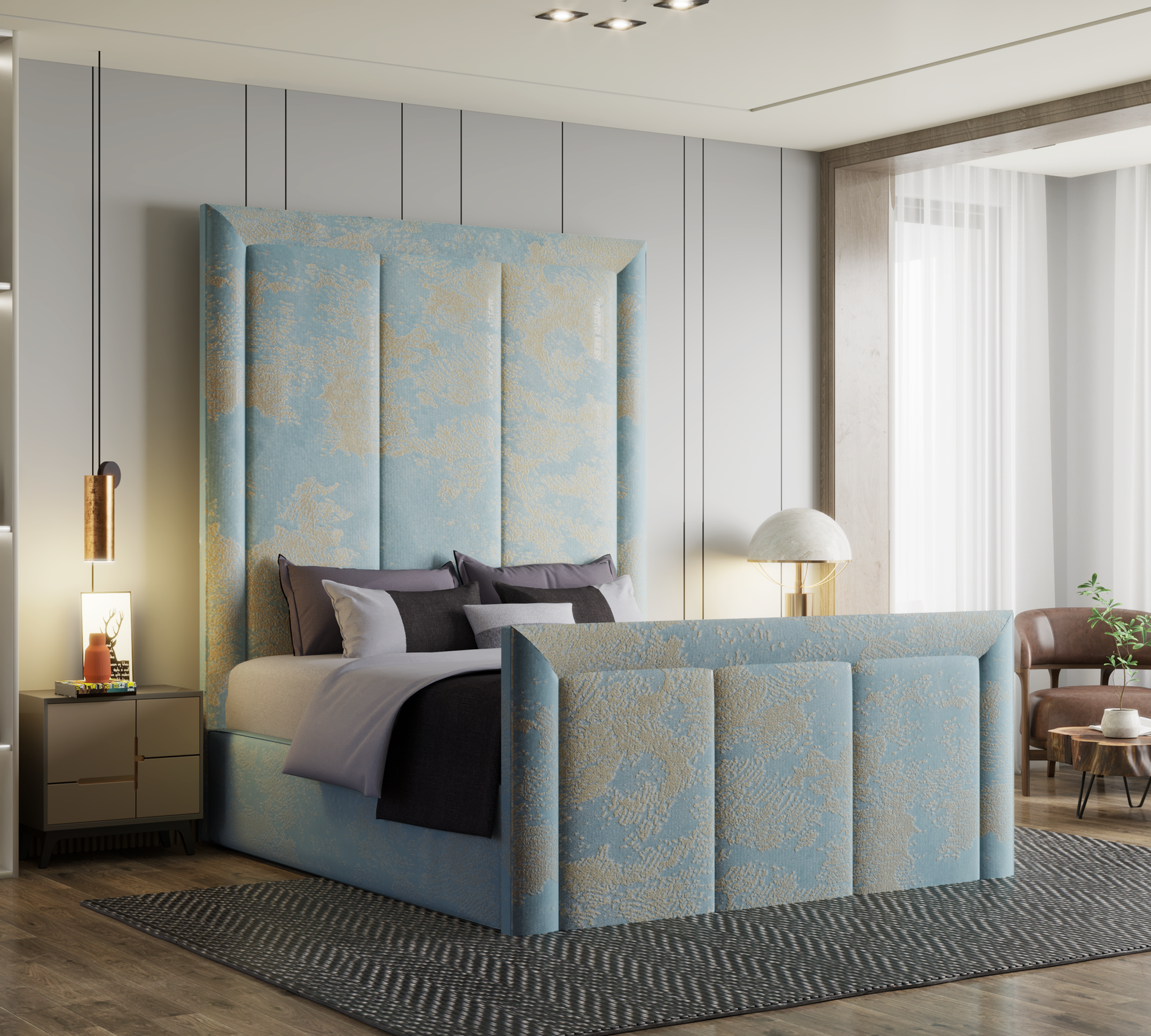 Avalon Upholstered Bed Frame