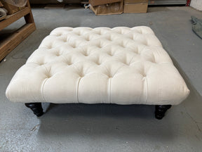 76cm x 76cm Chesterfield Footstool Coffee Table