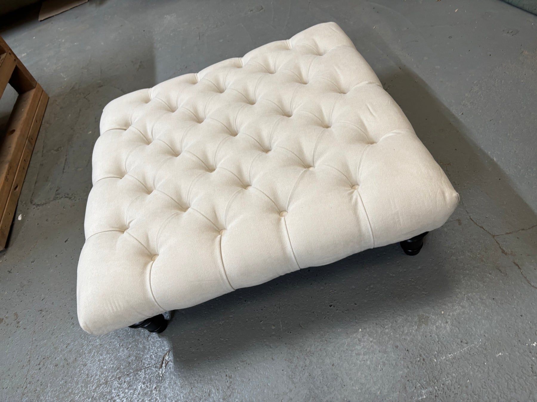 76cm x 76cm Chesterfield Footstool Coffee Table