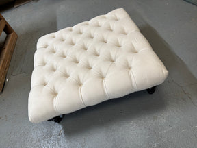 76cm x 76cm Chesterfield Footstool Coffee Table