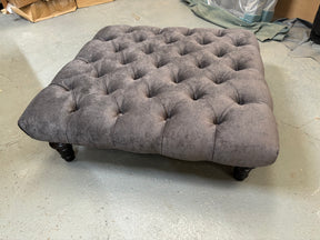 76cm x 76cm Chesterfield Footstool Coffee Table