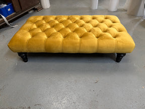 107cm x 60cm Chesterfield Footstool Coffee Table