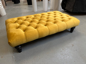 107cm x 60cm Chesterfield Footstool Coffee Table