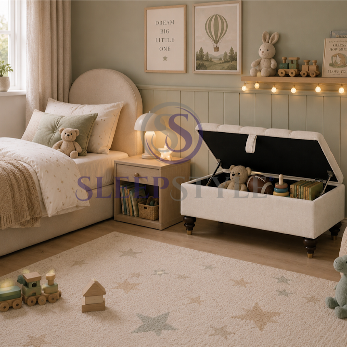 Ivy Chesterfield Foostool / Storage Box