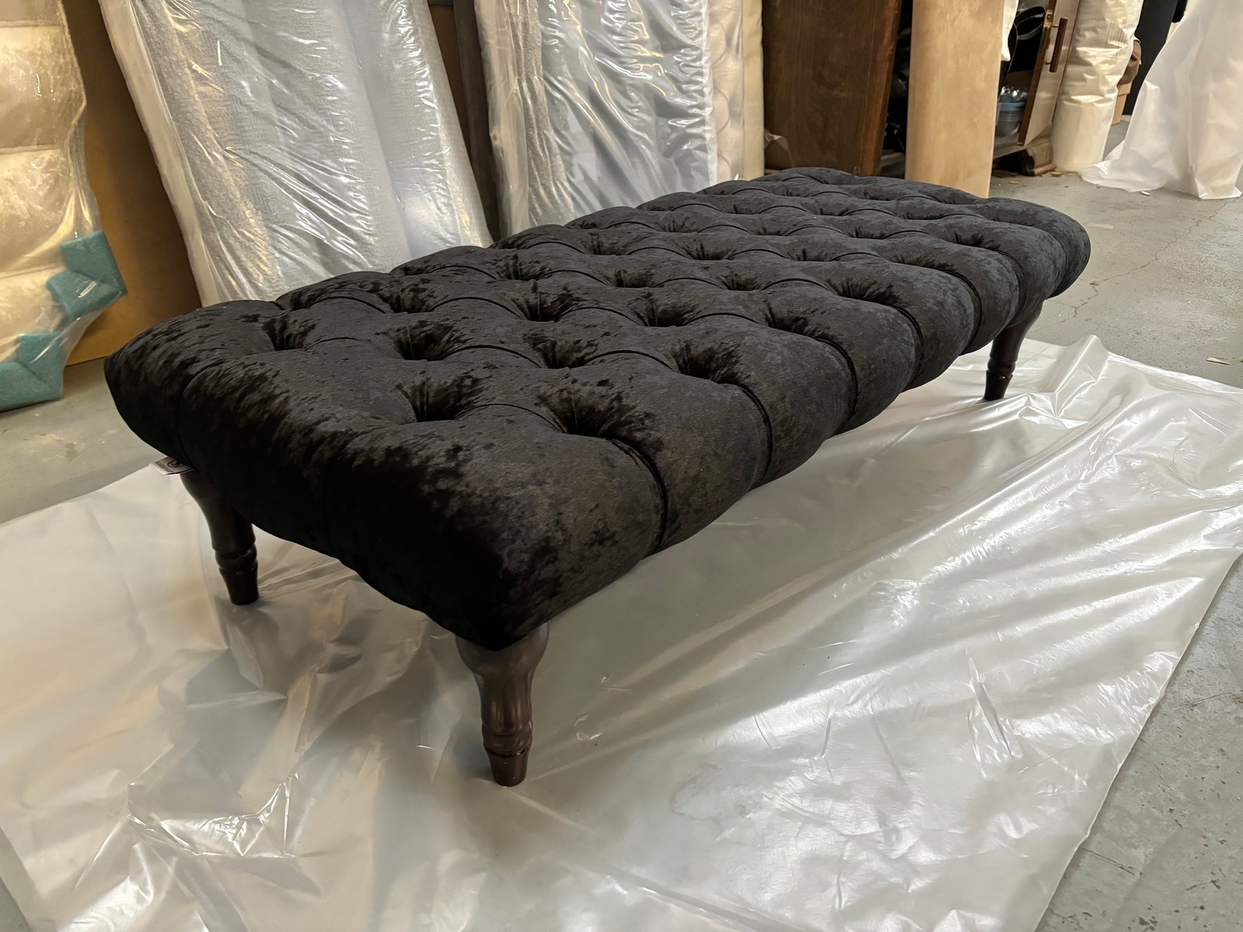 120cm x 51cm Chesterfield Footstool Coffee Table